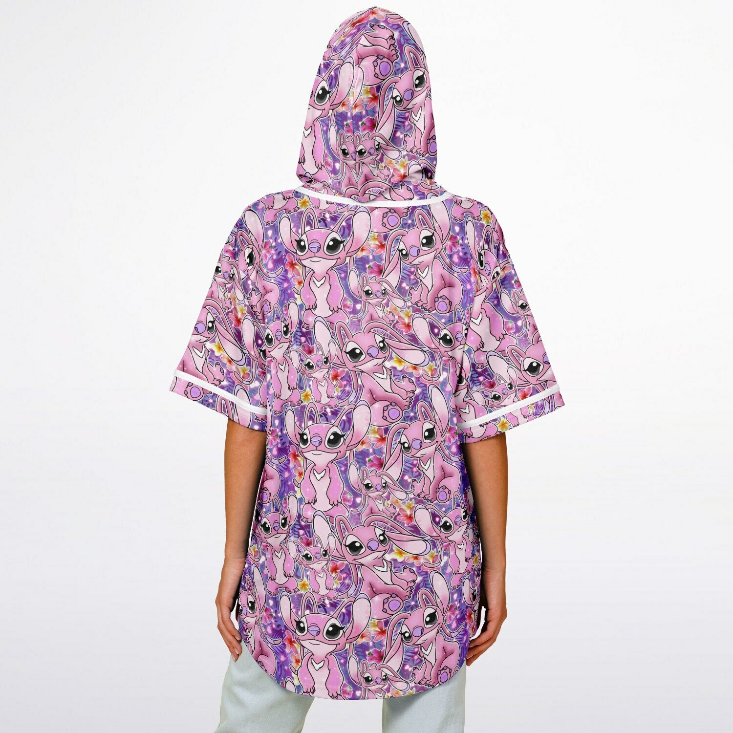 Angel - Hooded Baseball Jersey