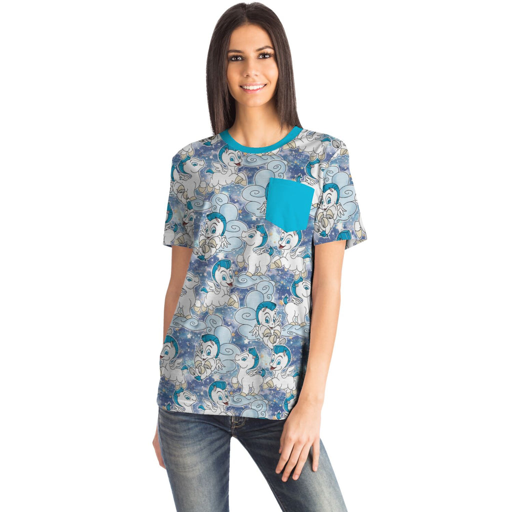 Baby Pegasus - Pocket T-shirt