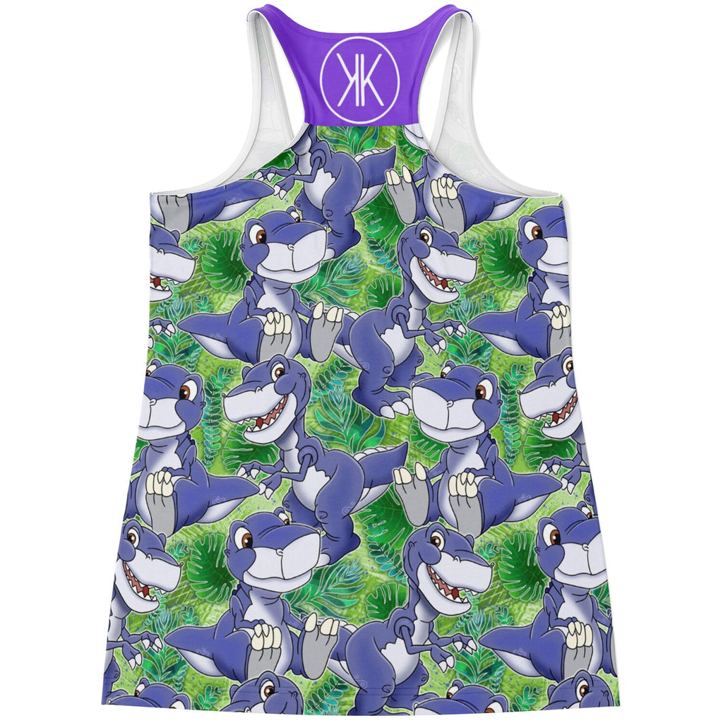 Chomper - Flowy Racerback Tank Top