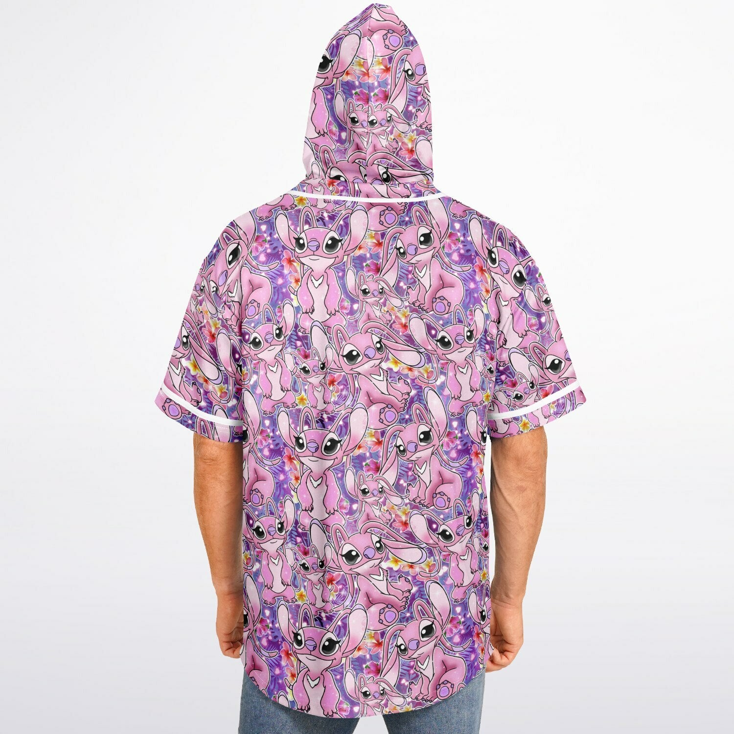 Angel - Hooded Baseball Jersey