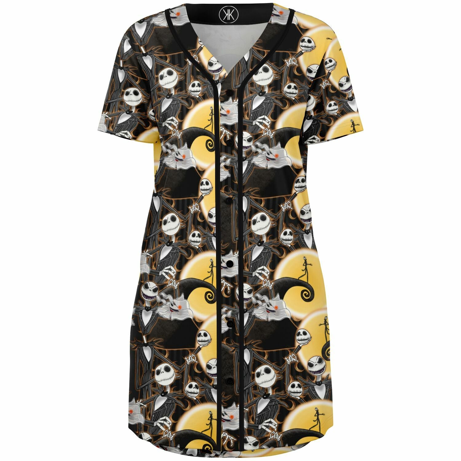 Jack Skellington - Baseball Jersey Dress