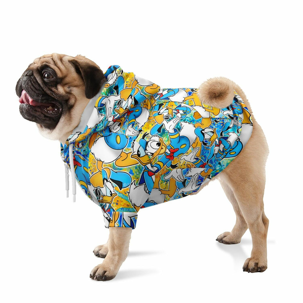 Donald Duck - Dog Zip-Up Hoodie