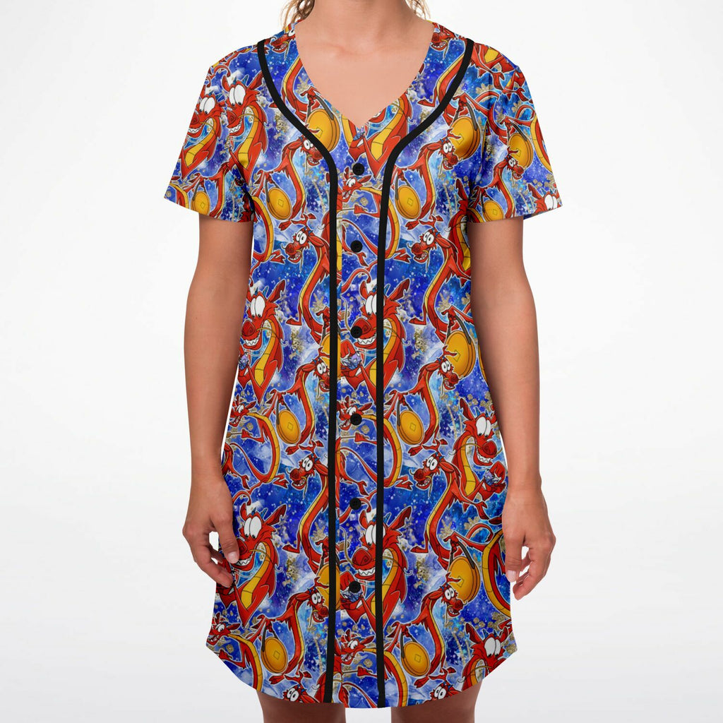 Mushu - Baseball Jersey Dress
