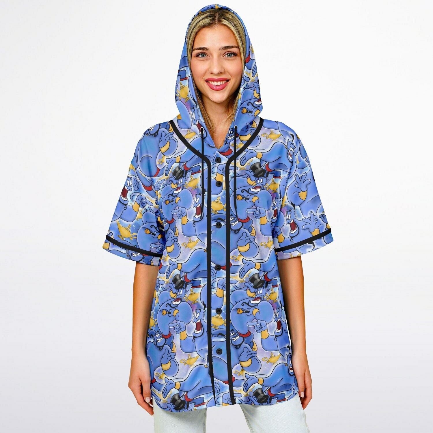 Genie - Hooded Baseball Jersey