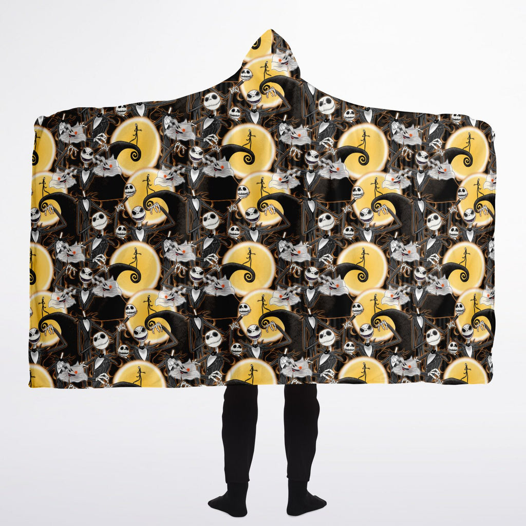 Jack Skellington - Hooded Blanket Sherpa