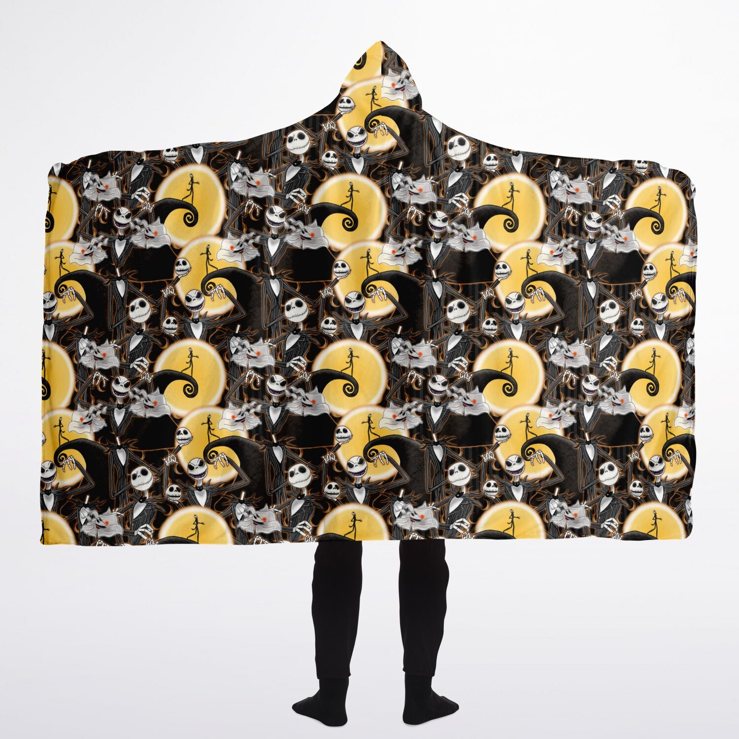 Jack Skellington - Hooded Blanket Sherpa