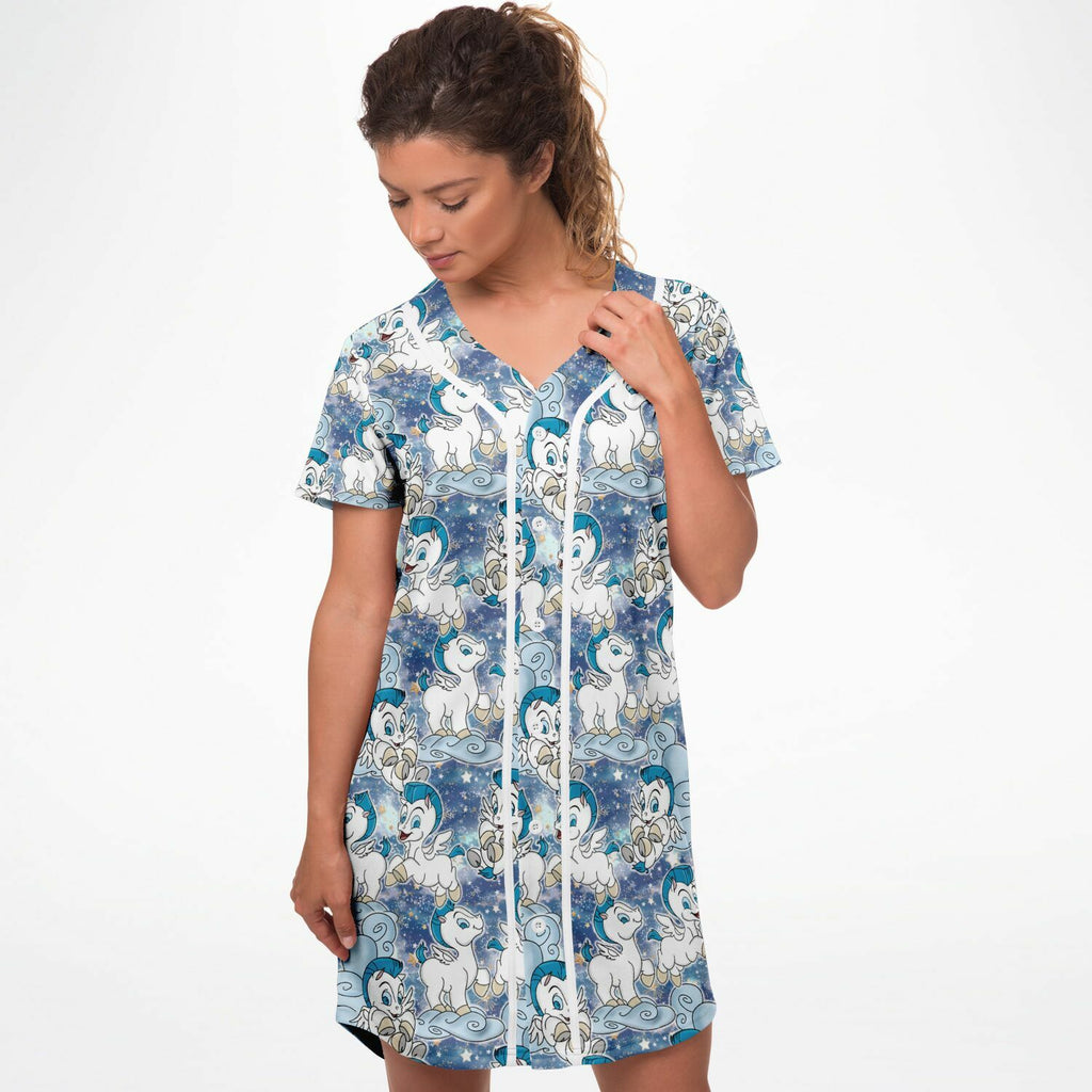 Baby Pegasus - Baseball Jersey Dress