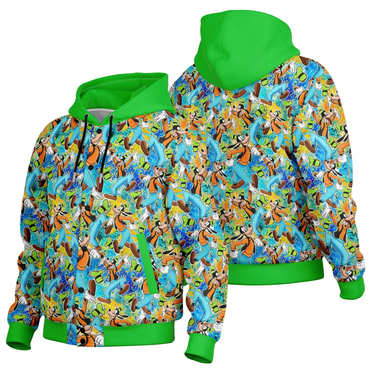 Goofy - Hooded Baseball Jacket
