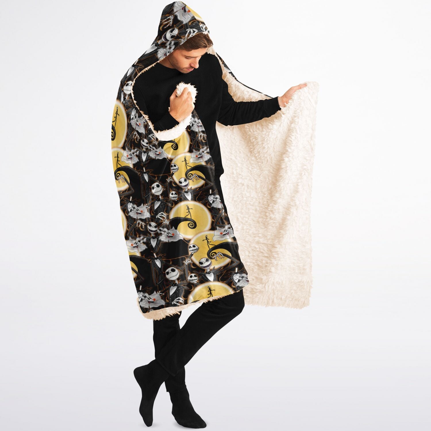 Jack Skellington - Hooded Blanket Sherpa