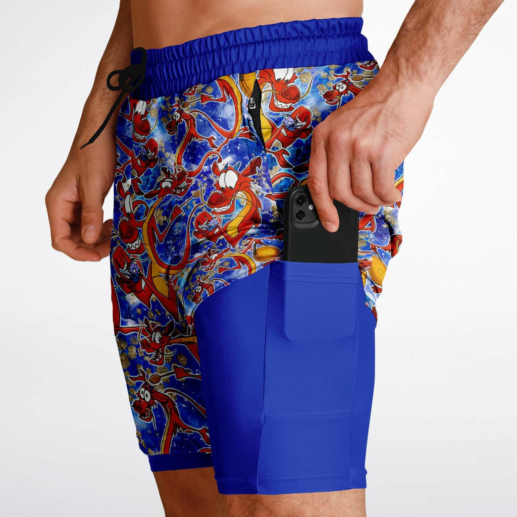 Mushu - Men's 2-in-1 Shorts