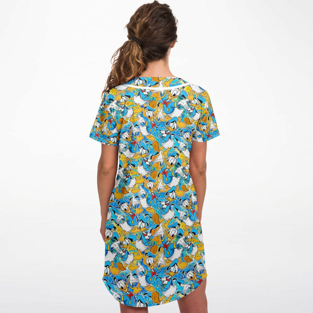 Donald Duck - Baseball Jersey Dress