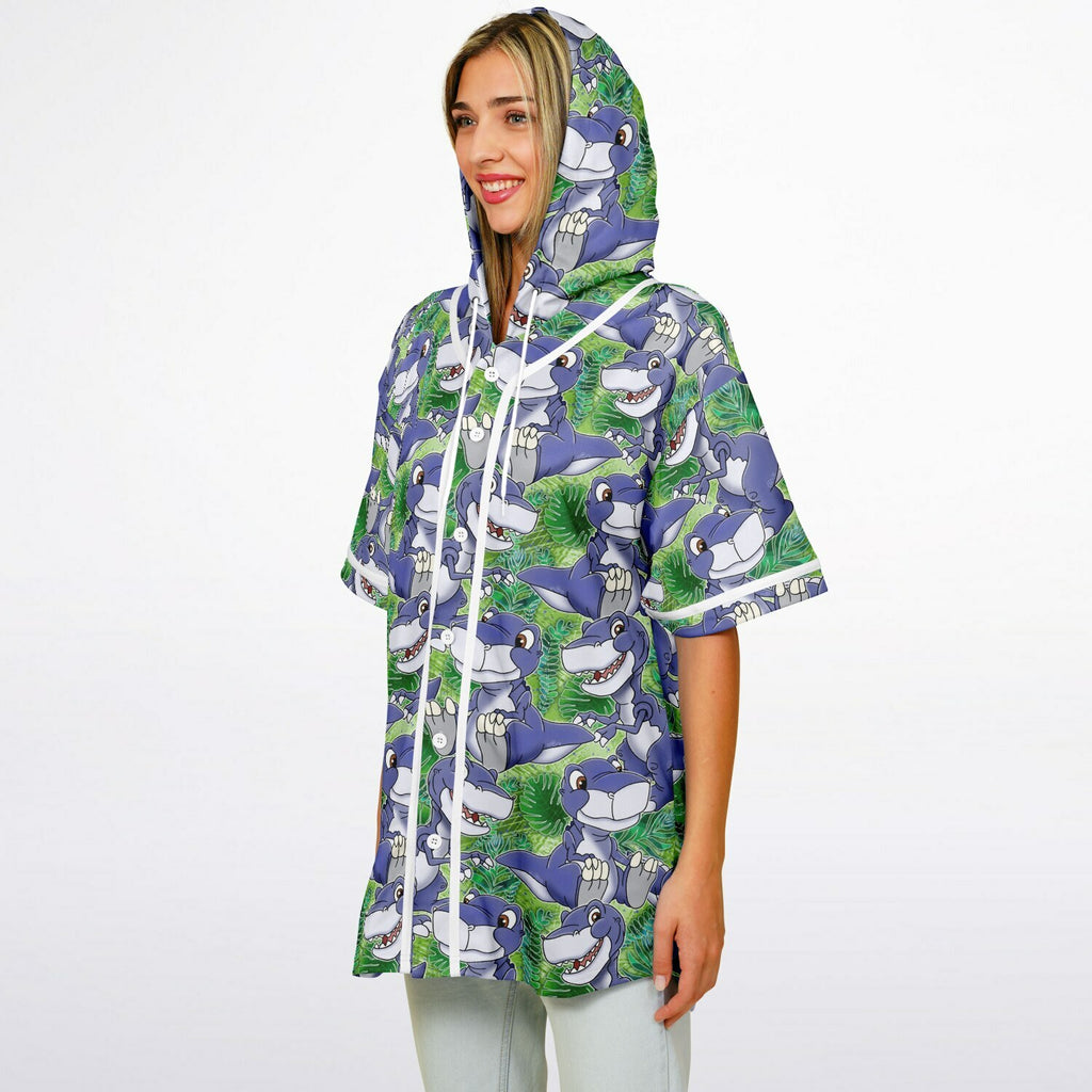 Chomper - Hooded Baseball Jersey