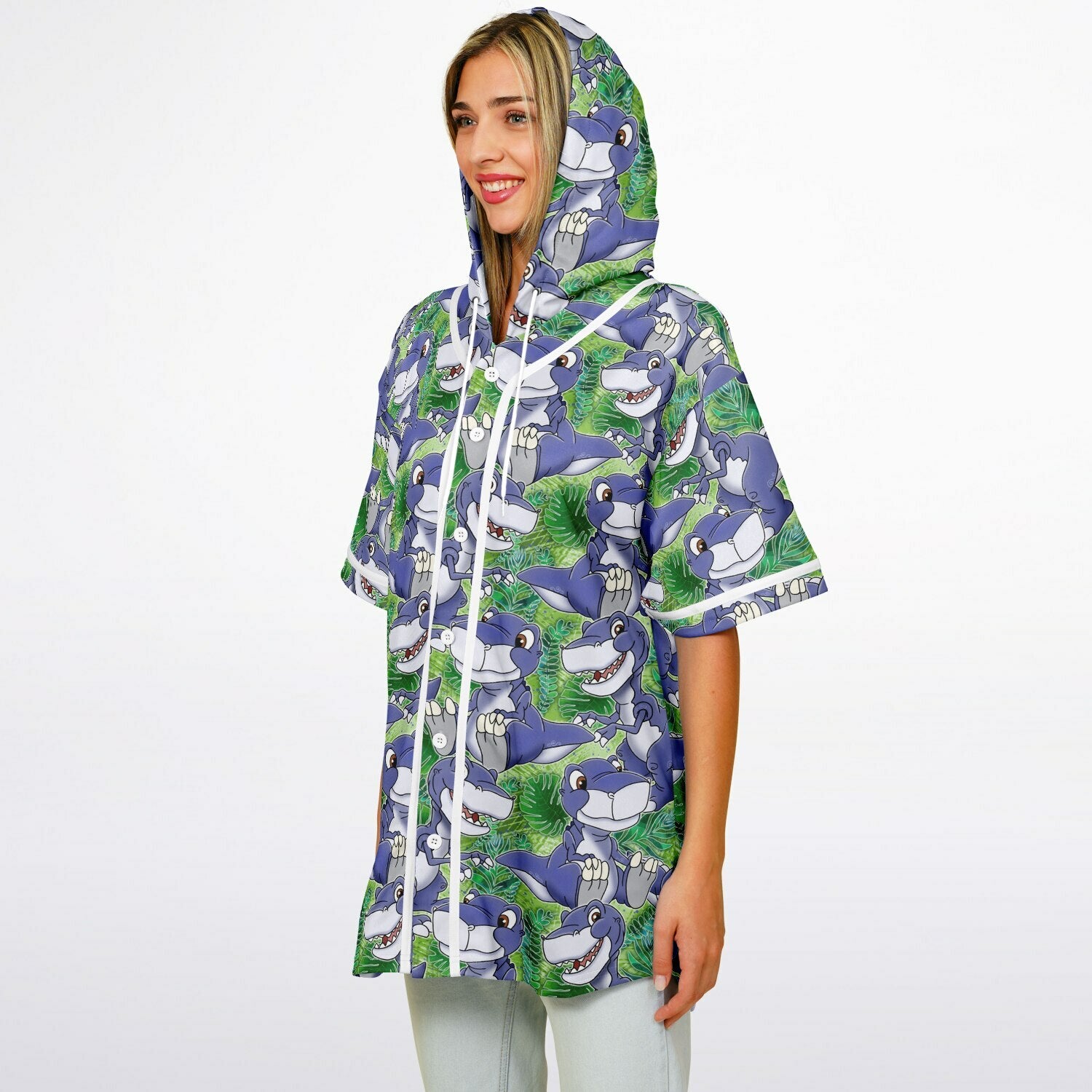 Chomper - Hooded Baseball Jersey