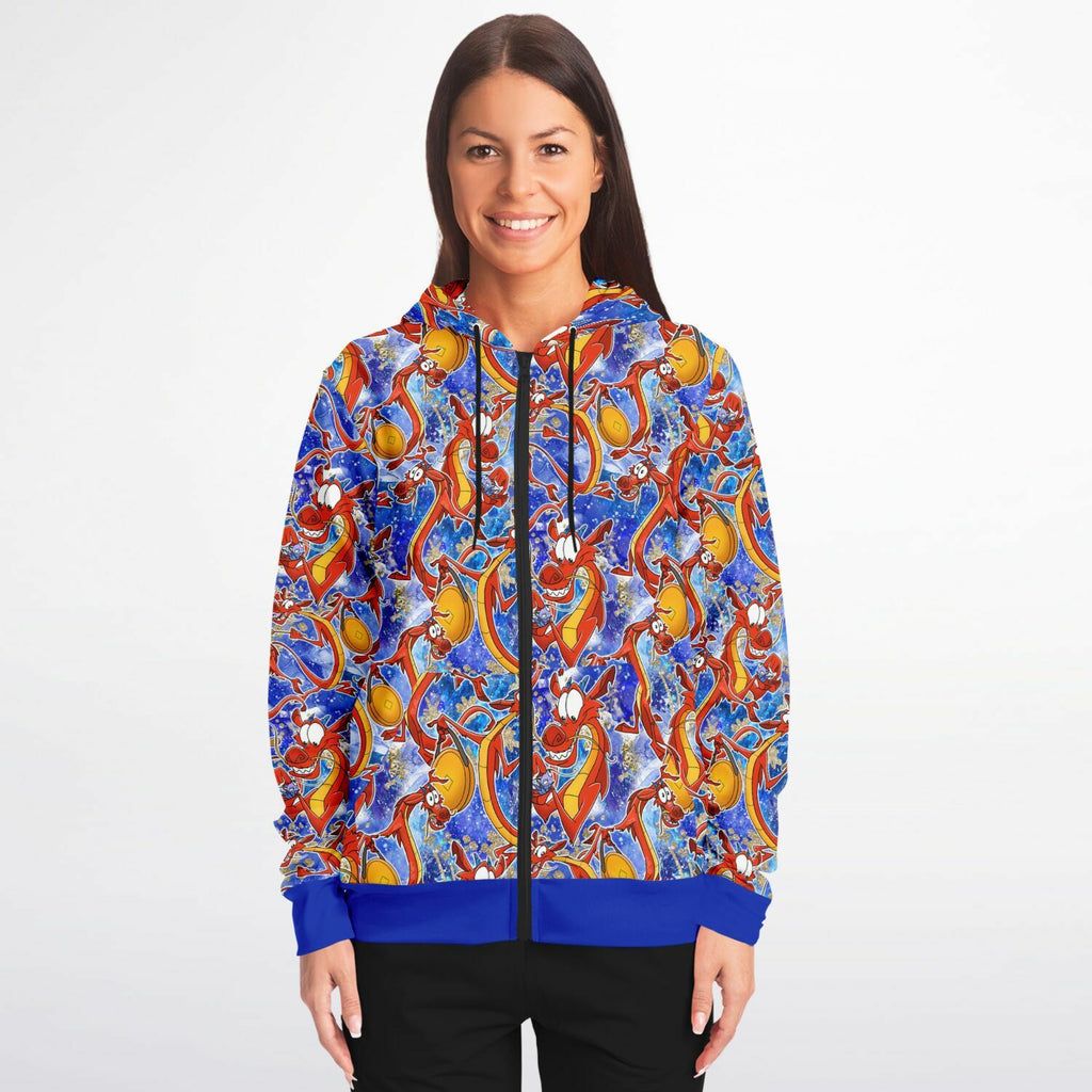 Mushu - Zip-Up Hoodie