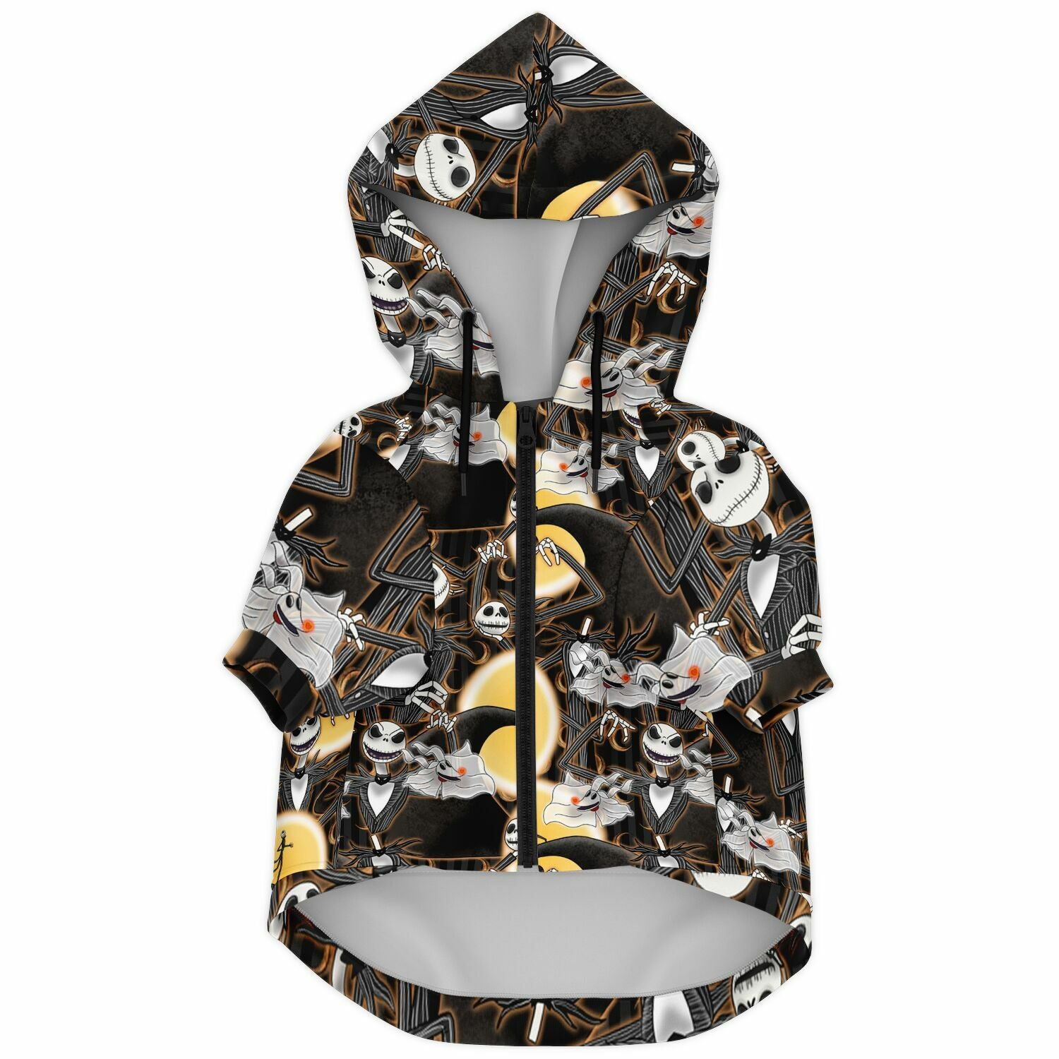 Jack Skellington - Dog Zip-Up Hoodie