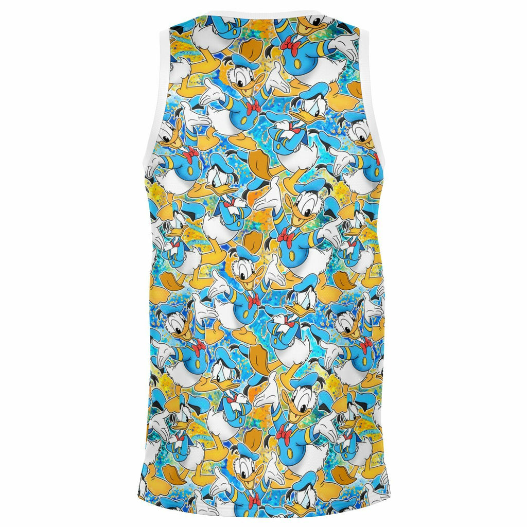 Donald Duck - Basketball Jersey