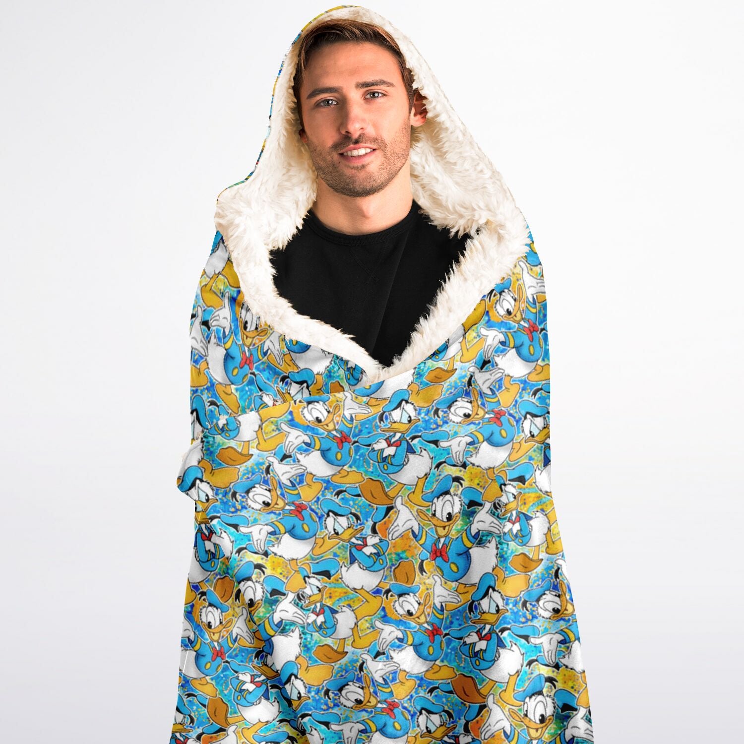Donald Duck - Hooded Blanket Sherpa