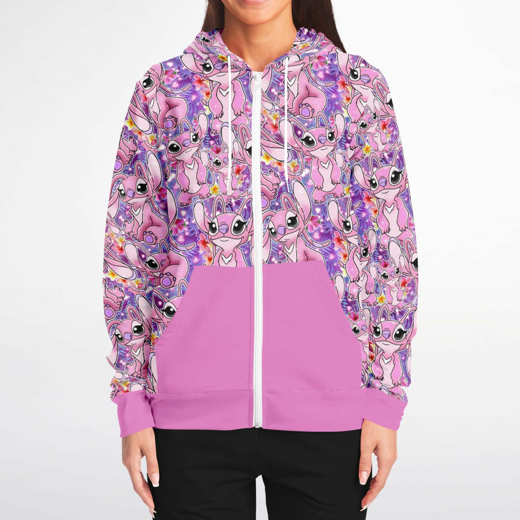 Angel - Zip-Up Hoodie
