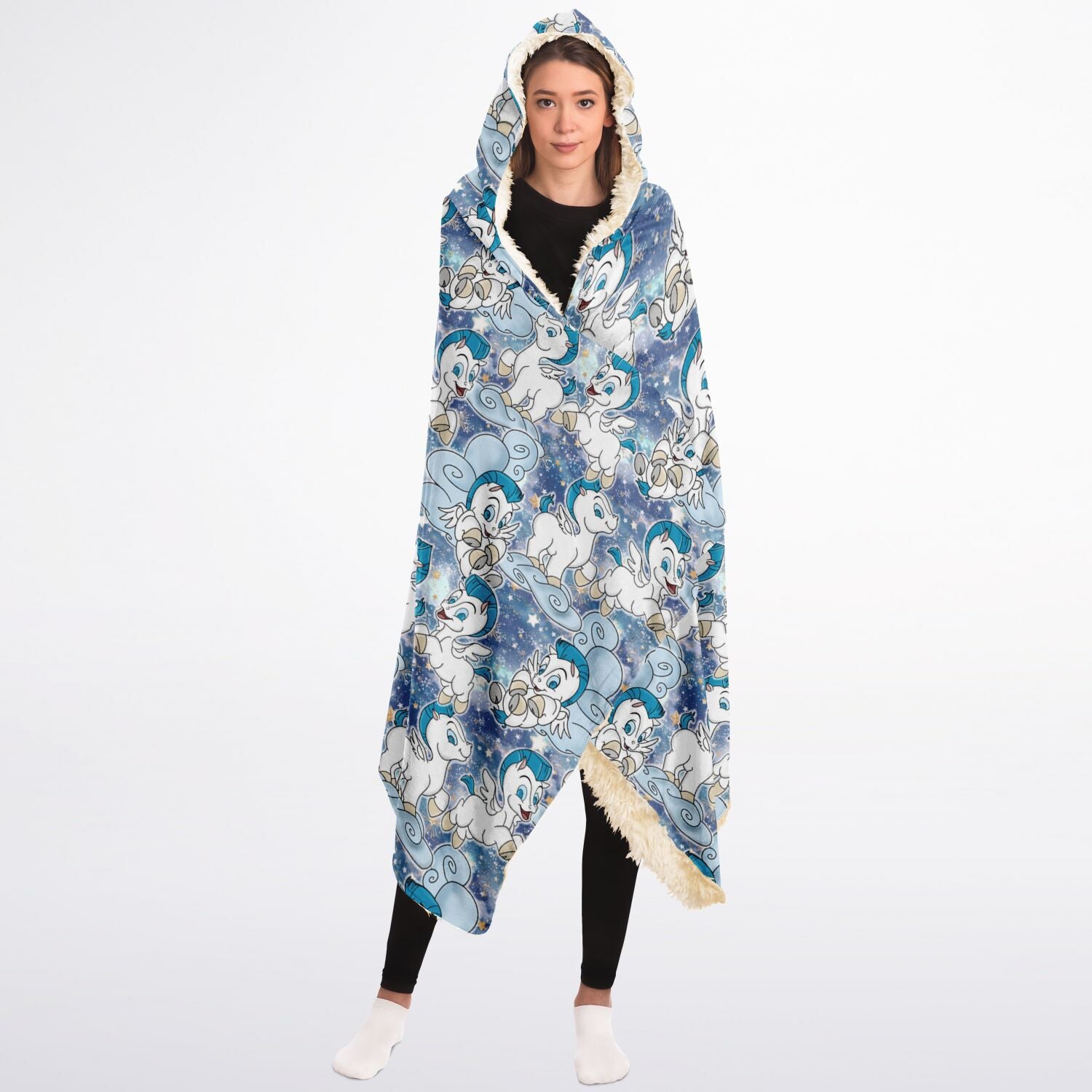 Baby Pegasus - Hooded Blanket Sherpa