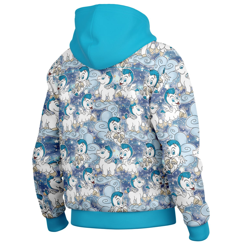 Baby Pegasus - Hooded Baseball Jacket