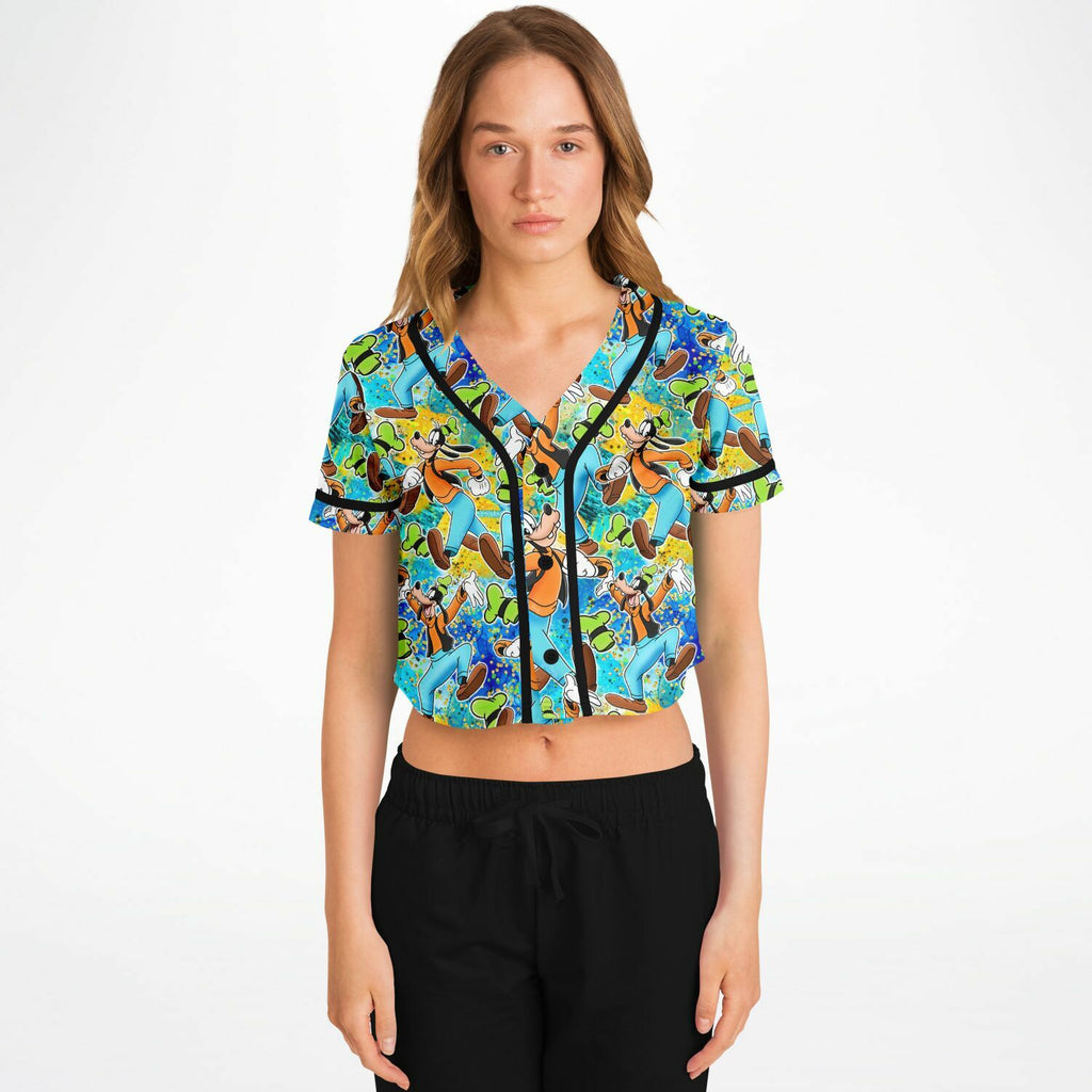 Goofy - Cropped Baseball Jersey