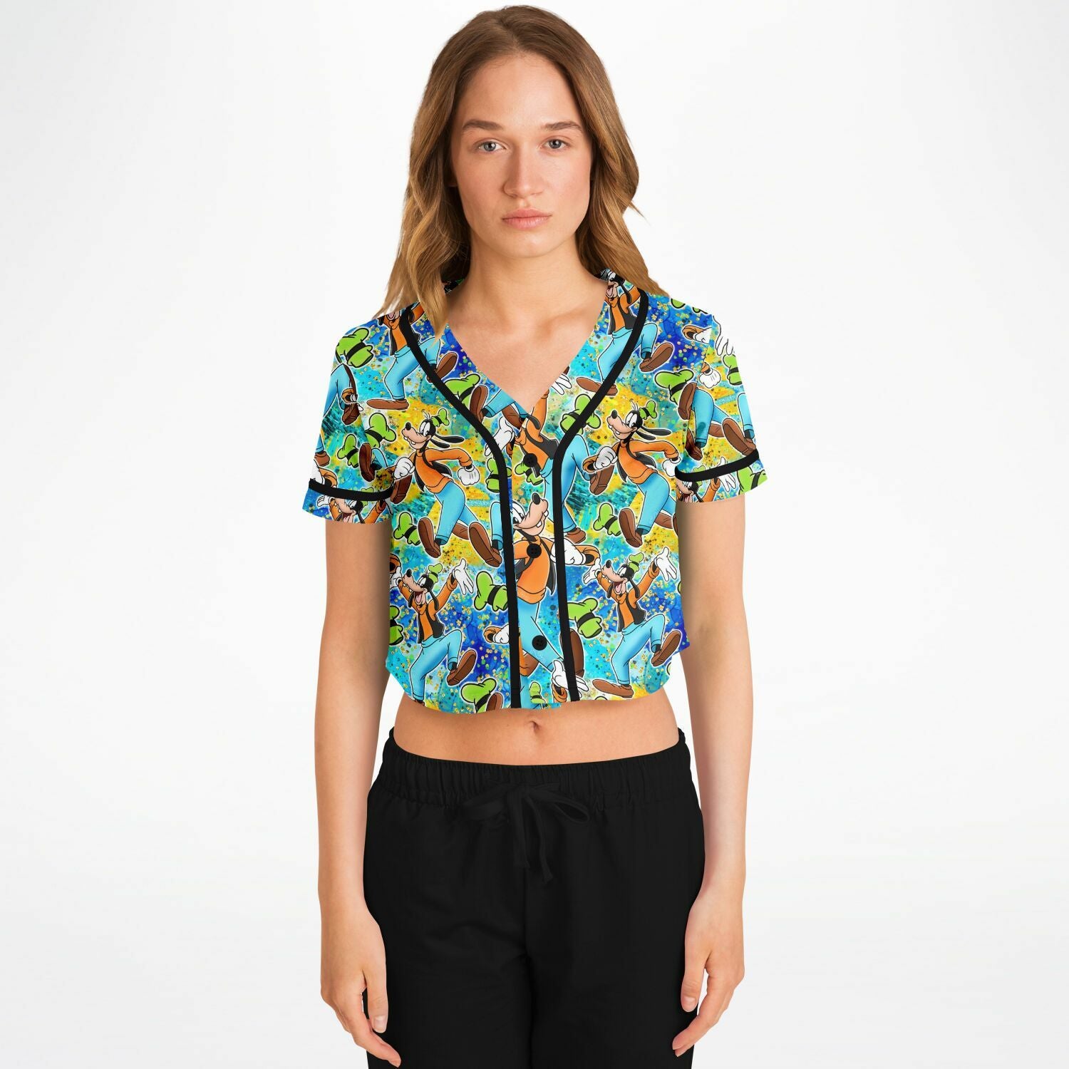 Goofy - Cropped Baseball Jersey