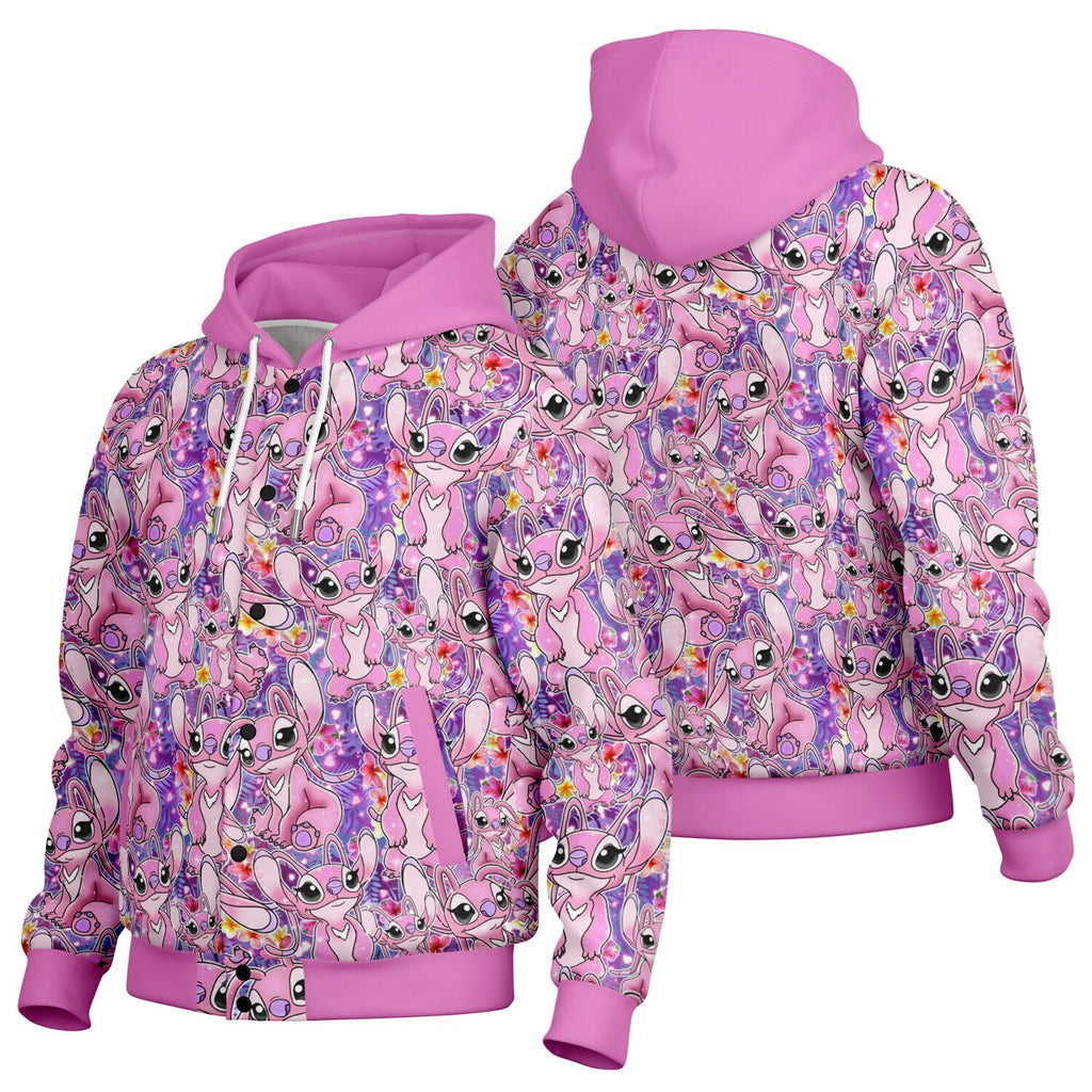 Angel - Hooded Baseball Jacket