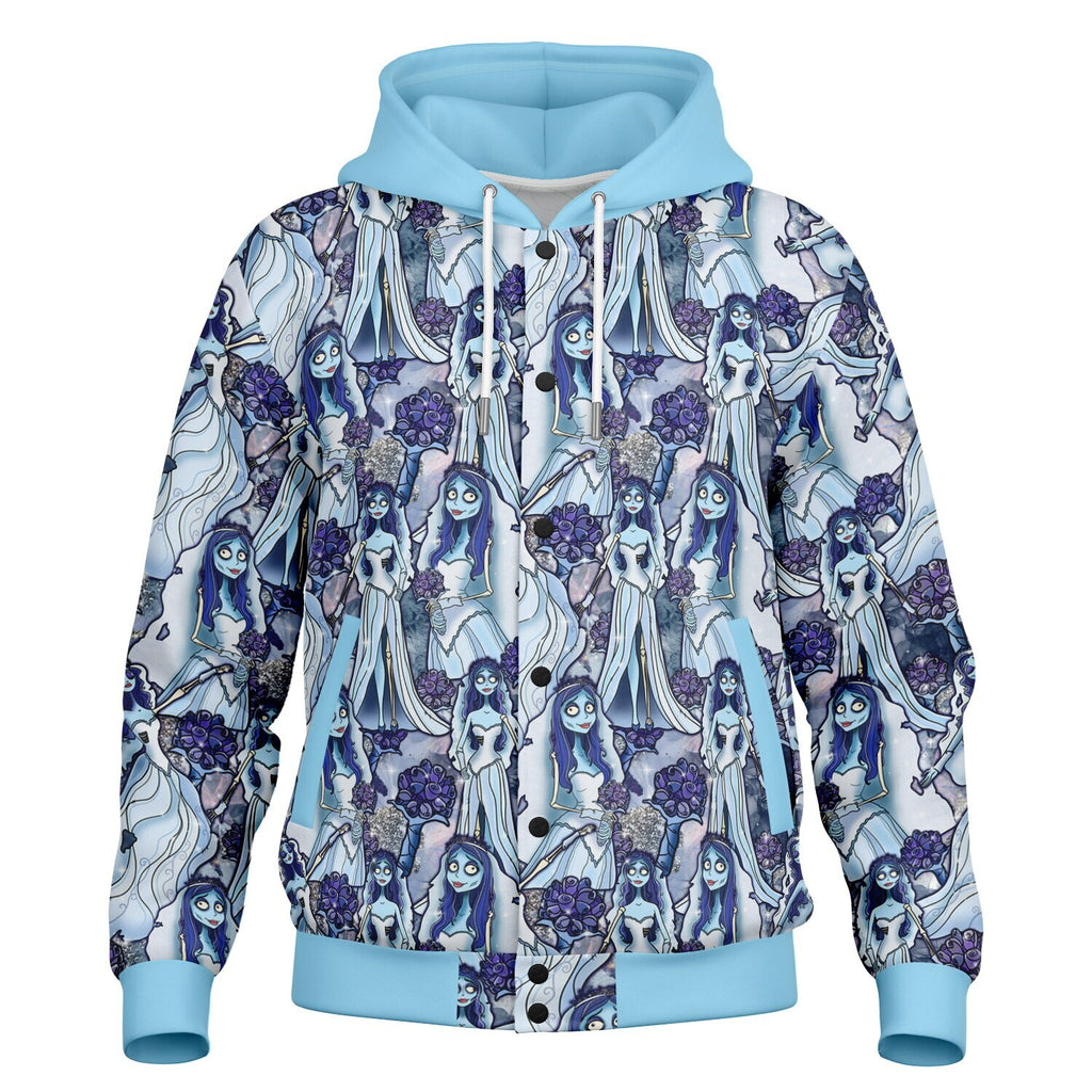 Emily - Hooded Baseball Jacket