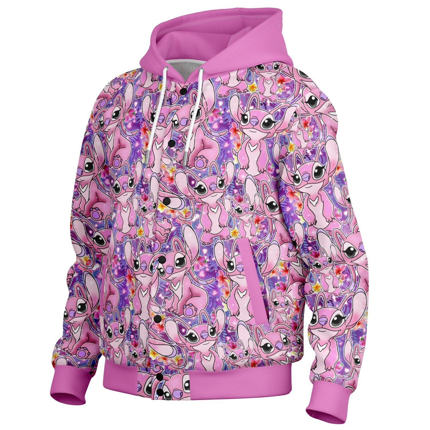 Angel - Hooded Baseball Jacket