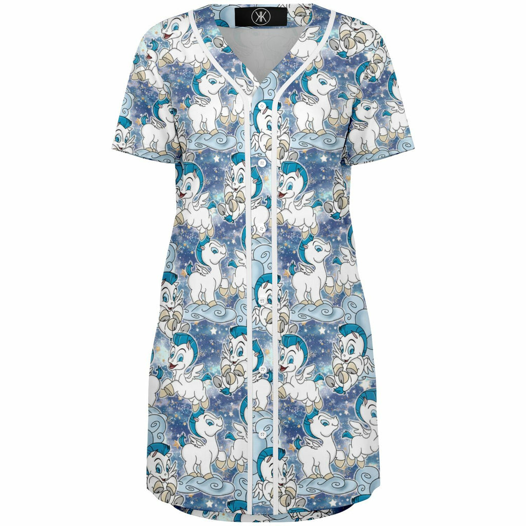 Baby Pegasus - Baseball Jersey Dress