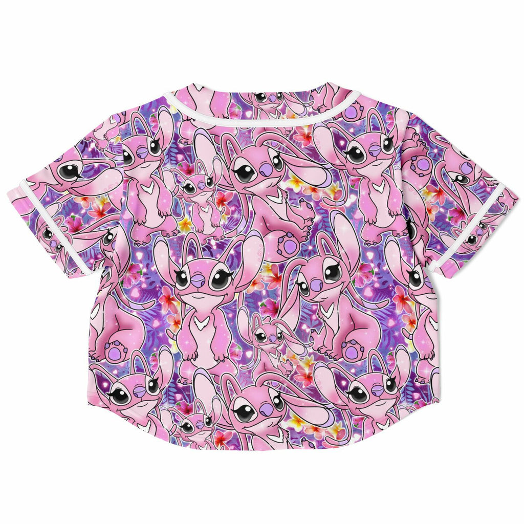 Angel - Cropped Baseball Jersey