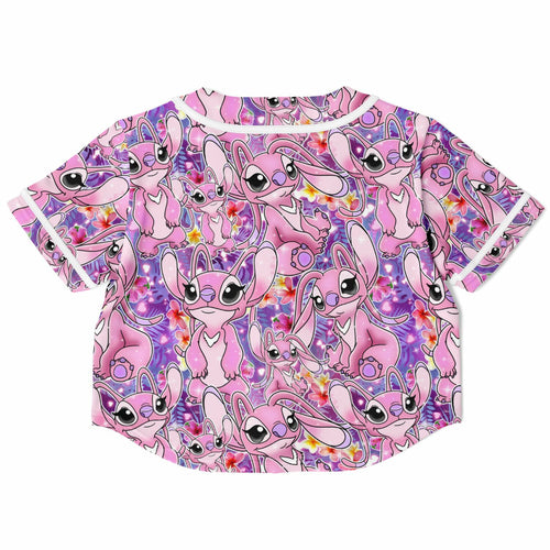Angel - Cropped Baseball Jersey