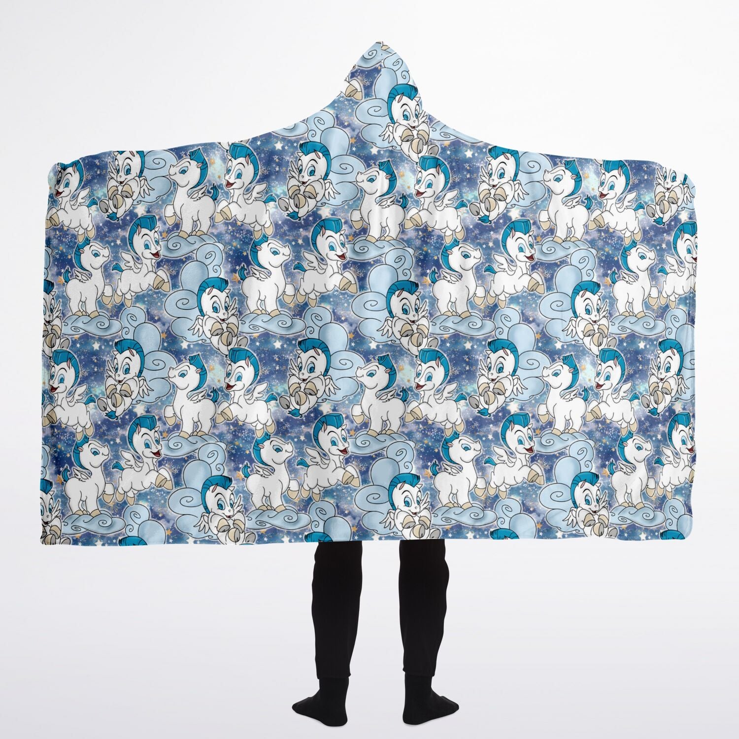 Baby Pegasus - Hooded Blanket Sherpa