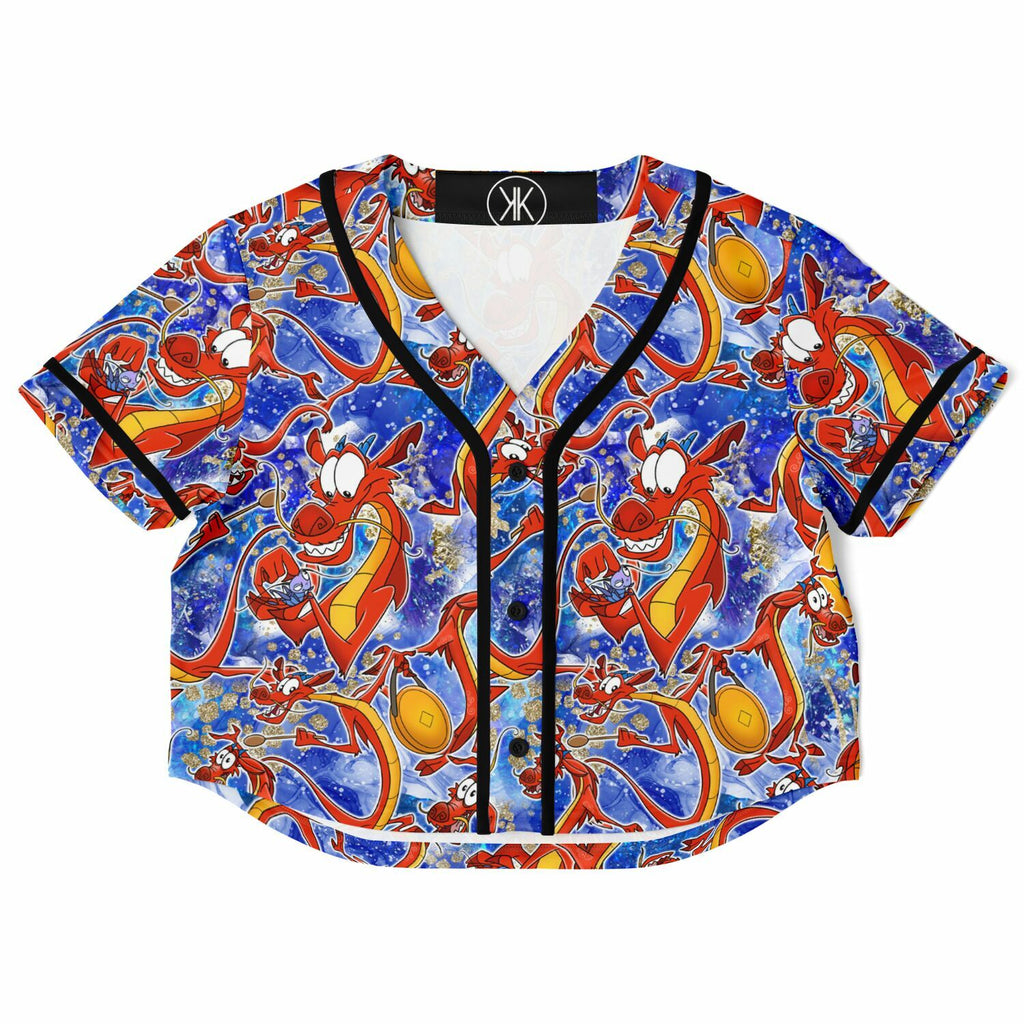 Mushu - Cropped Baseball Jersey