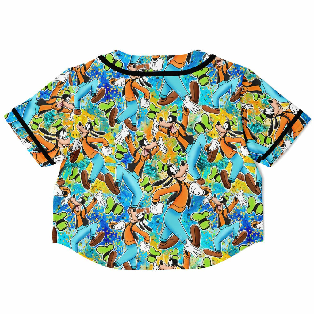 Goofy - Cropped Baseball Jersey