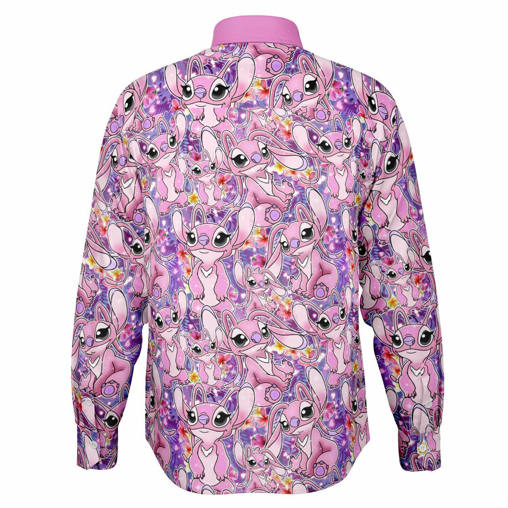 Angel - Long Sleeve Button Down Shirt