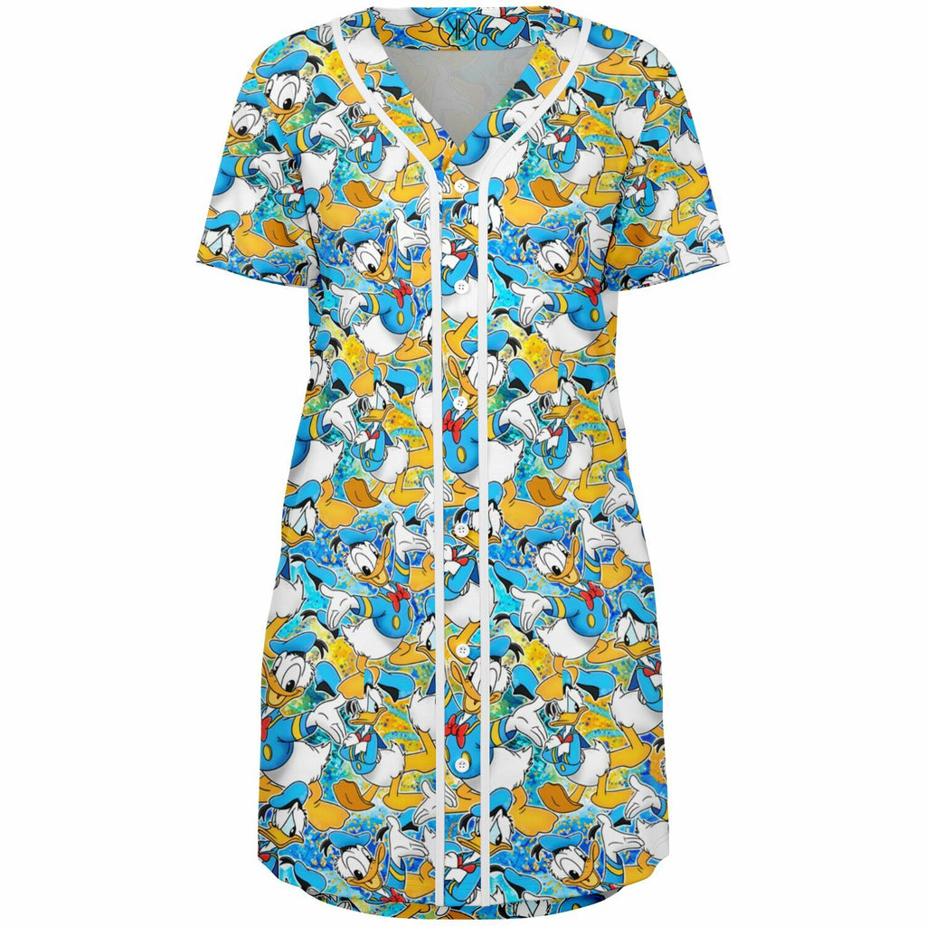 Donald Duck - Baseball Jersey Dress