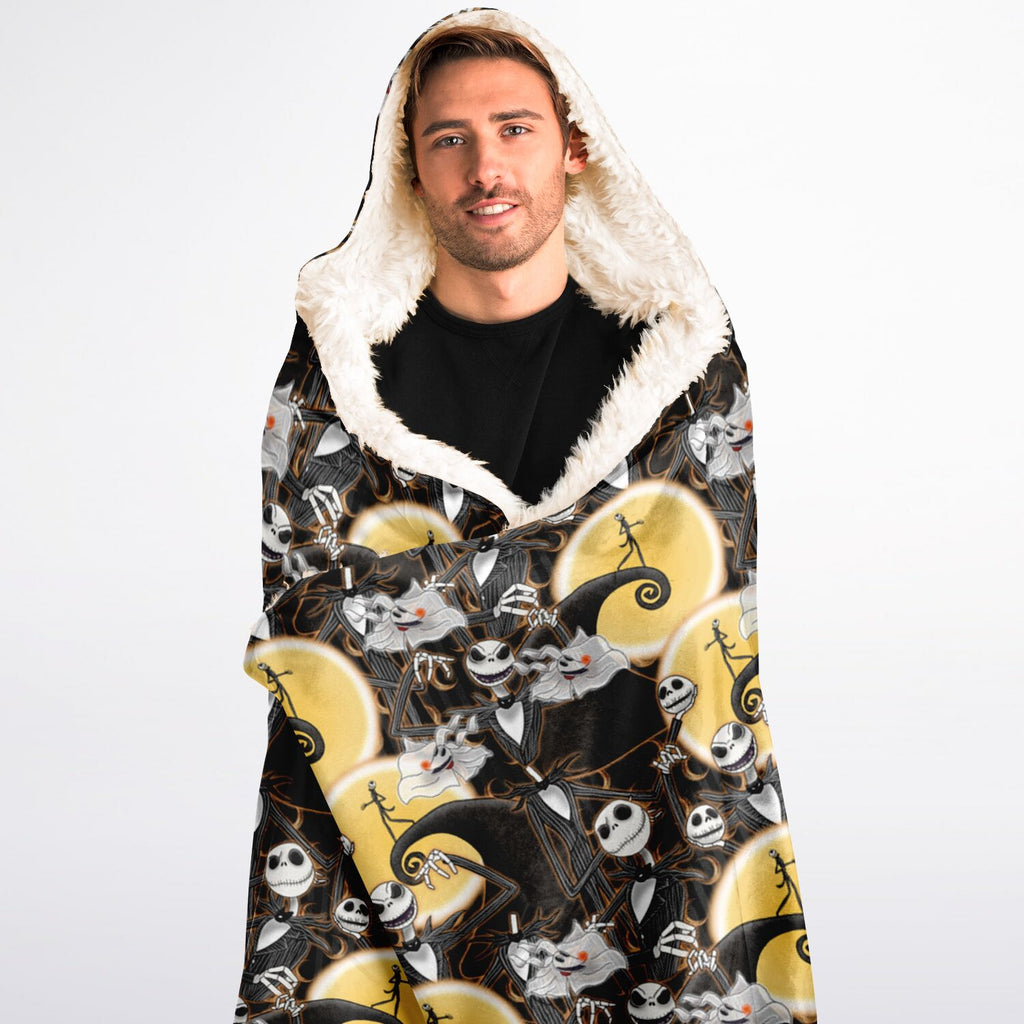 Jack Skellington - Hooded Blanket Sherpa