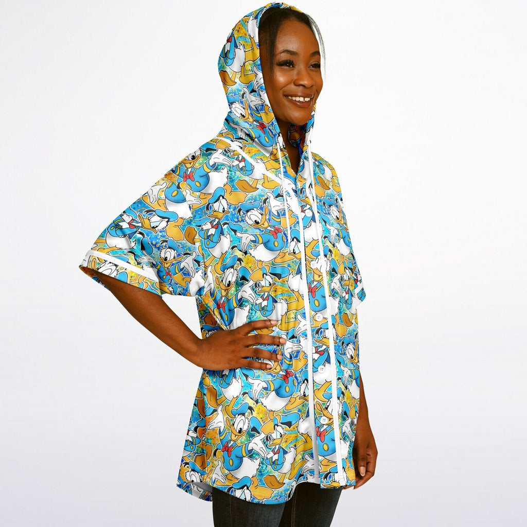 Donald Duck - Hooded Baseball Jersey