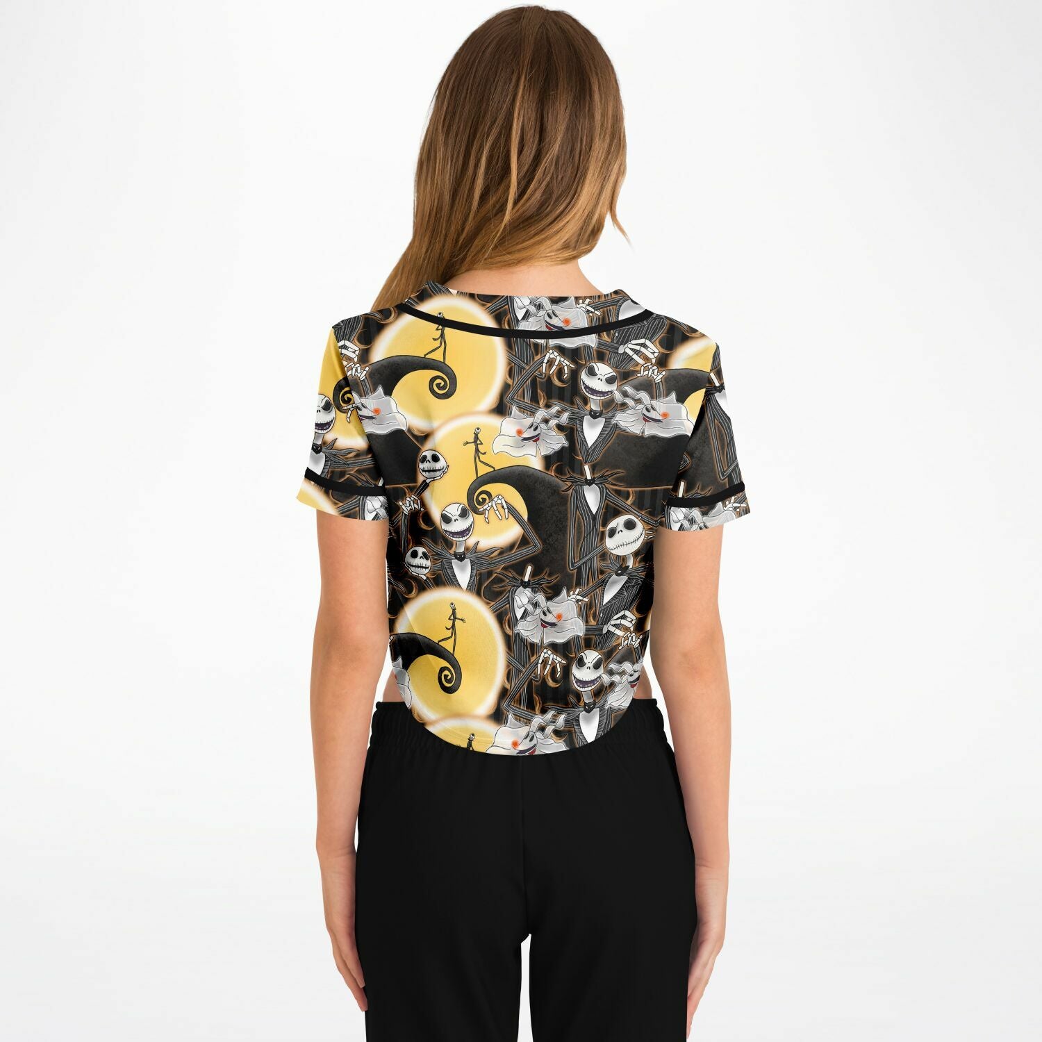 Jack Skellington - Cropped Baseball Jersey