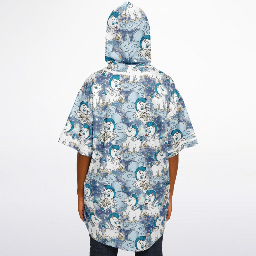 Baby Pegasus - Hooded Baseball Jersey
