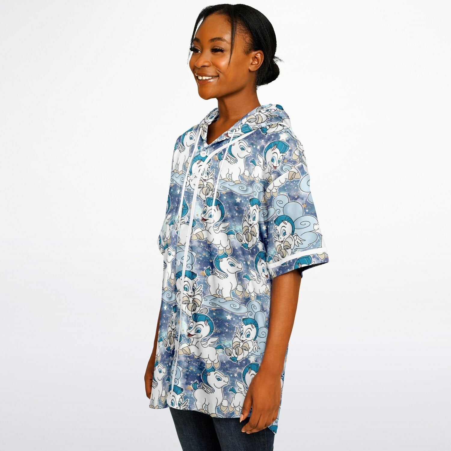 Baby Pegasus - Hooded Baseball Jersey
