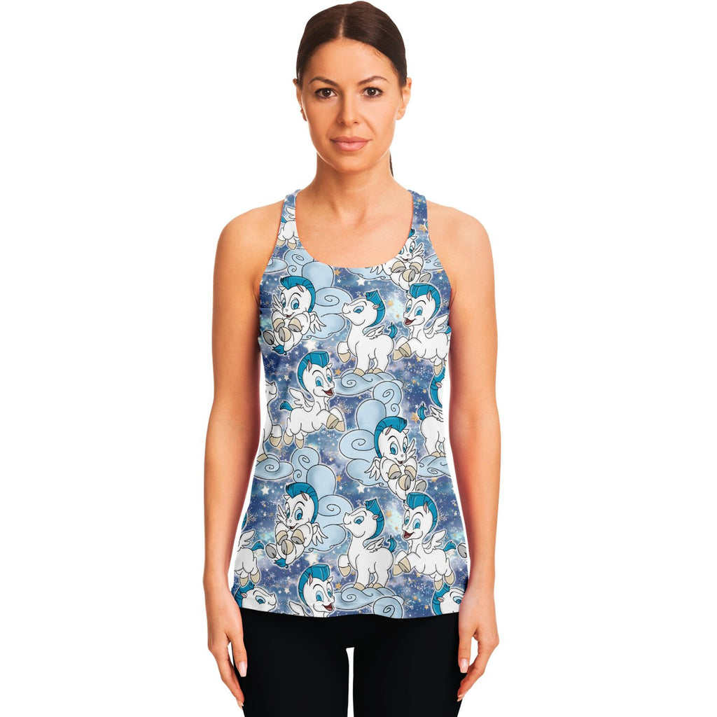 Baby Pegasus - Flowy Racerback Tank Top
