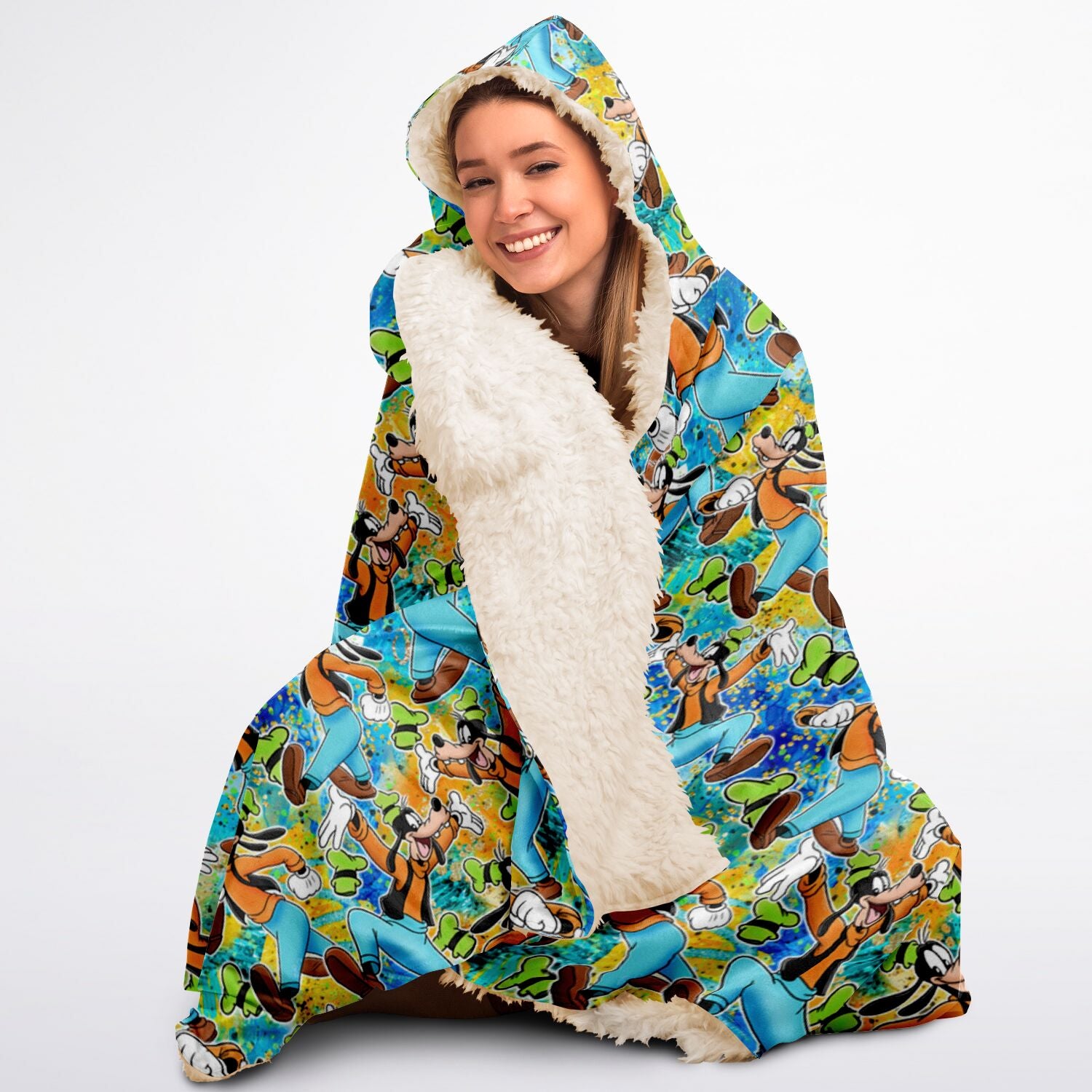 Goofy - Hooded Blanket Sherpa
