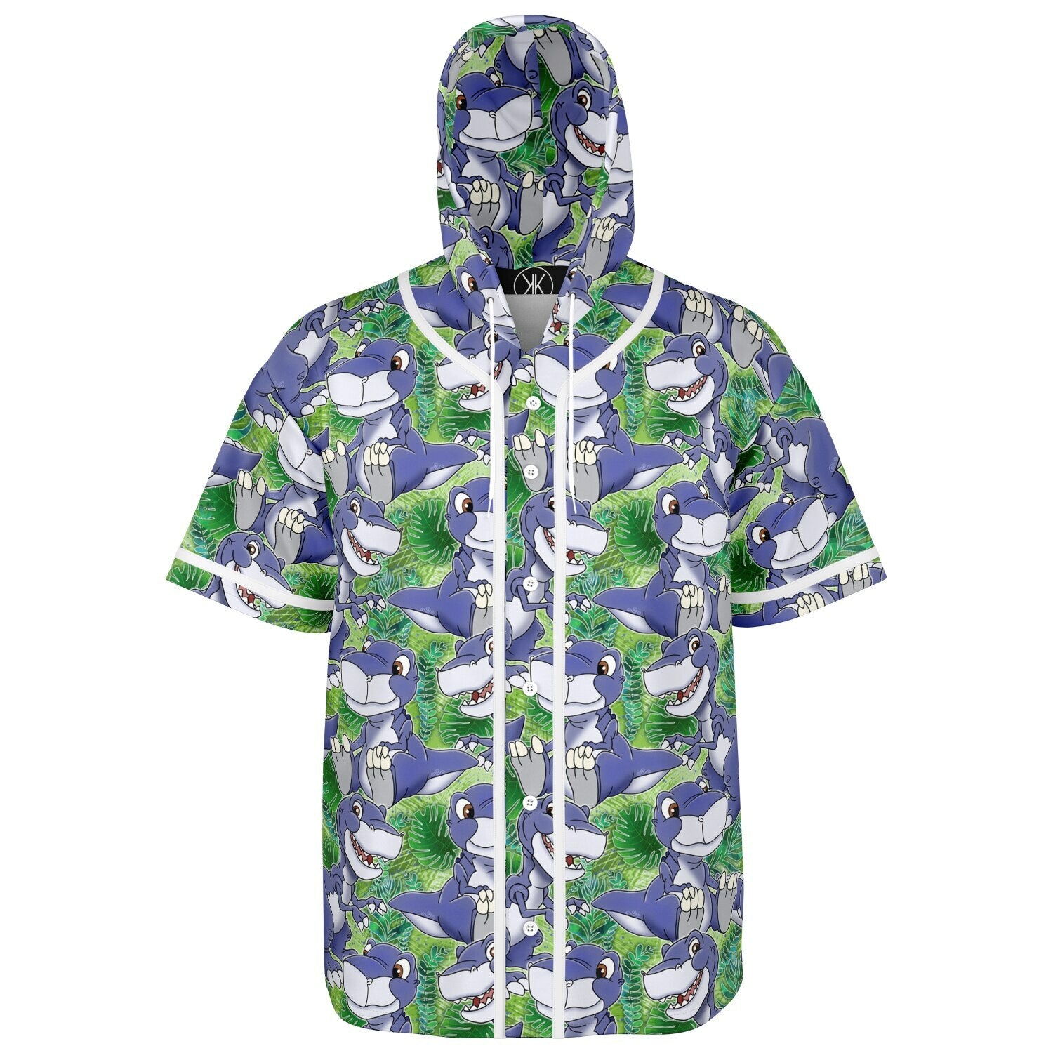 Chomper - Hooded Baseball Jersey