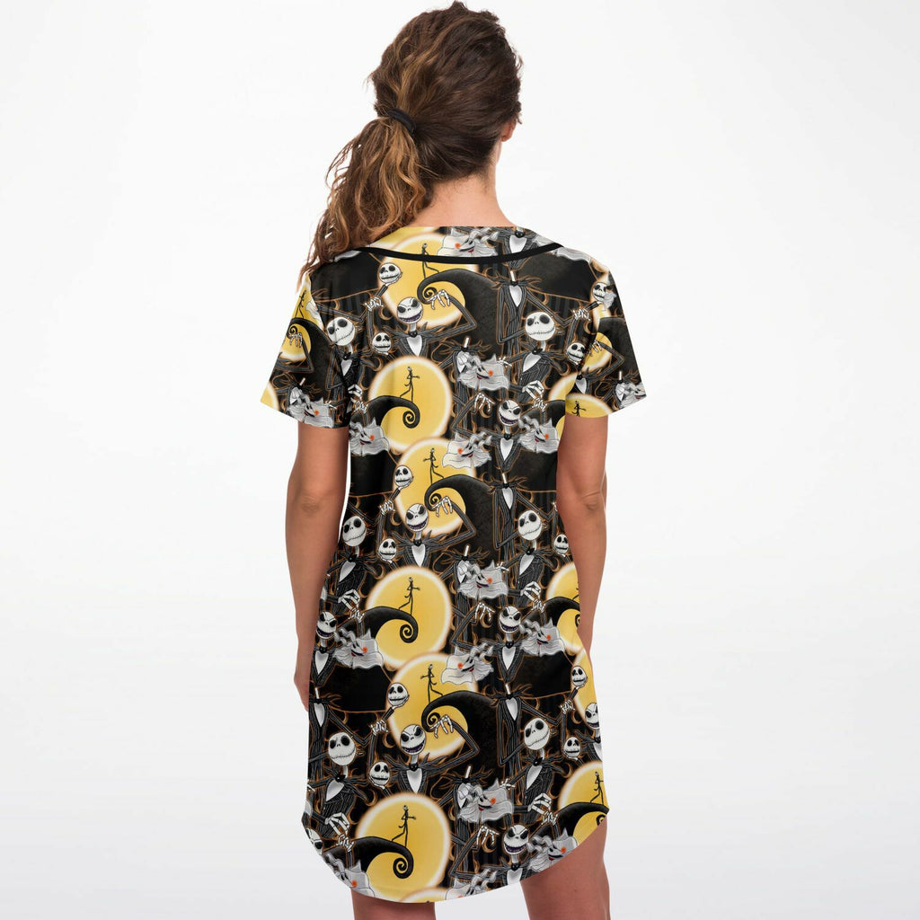 Jack Skellington - Baseball Jersey Dress