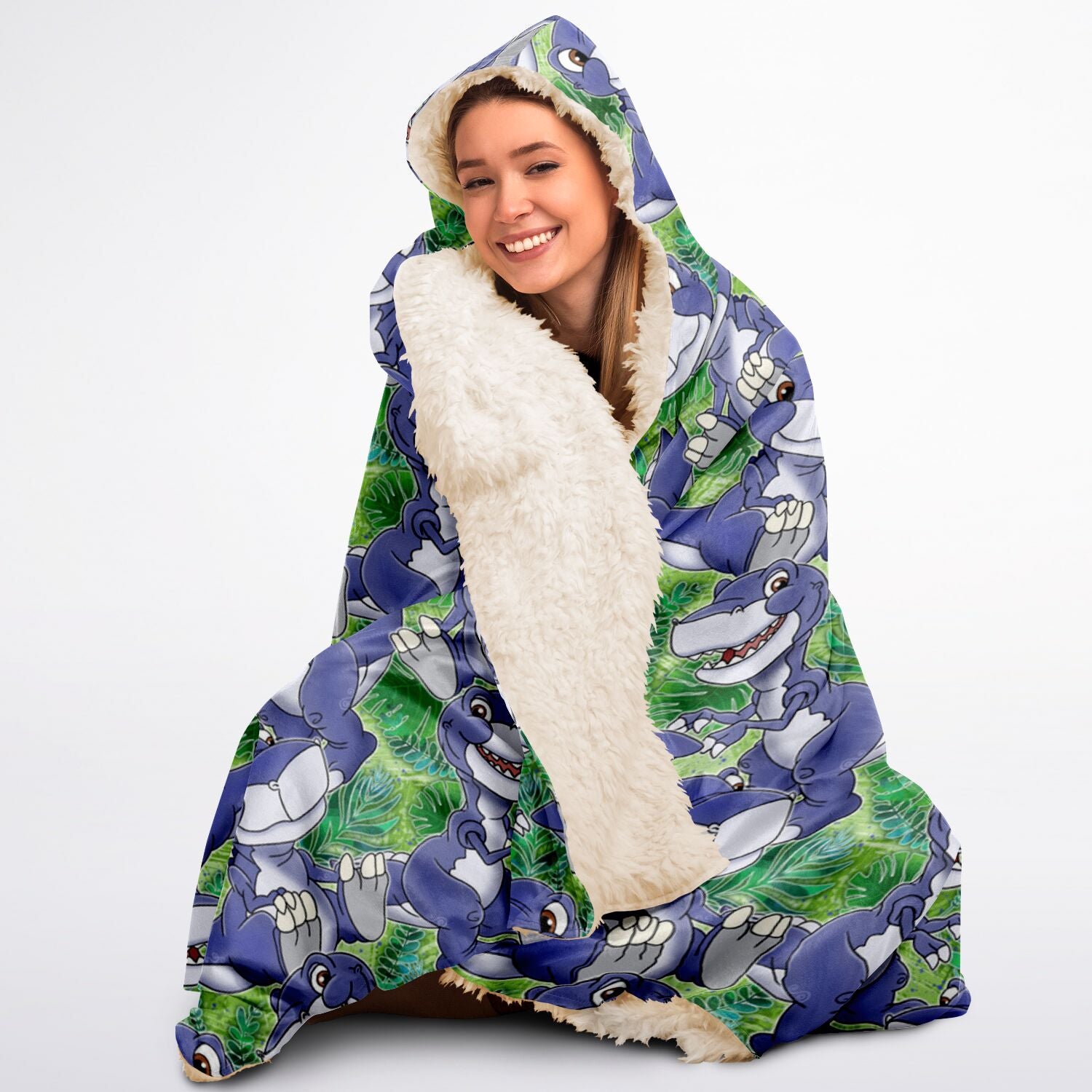 Chomper - Hooded Blanket Sherpa