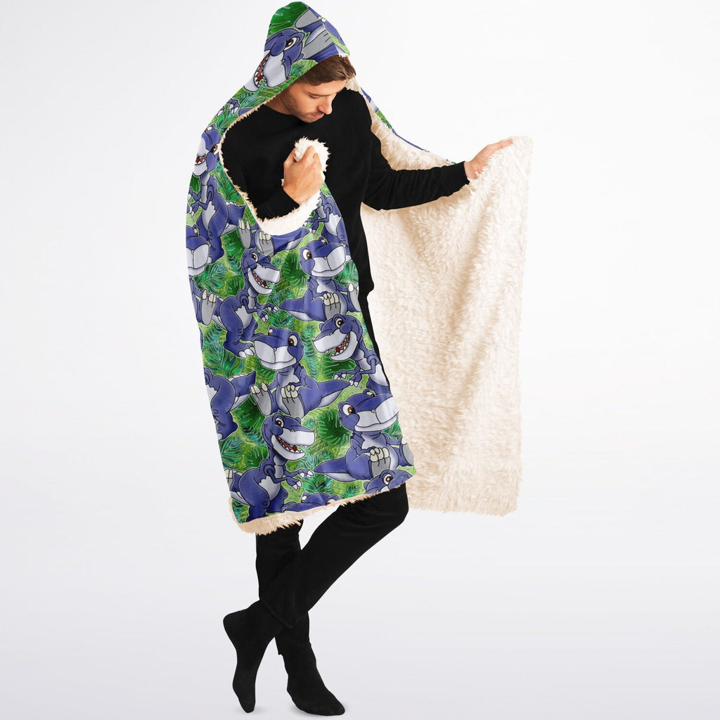 Chomper - Hooded Blanket Sherpa