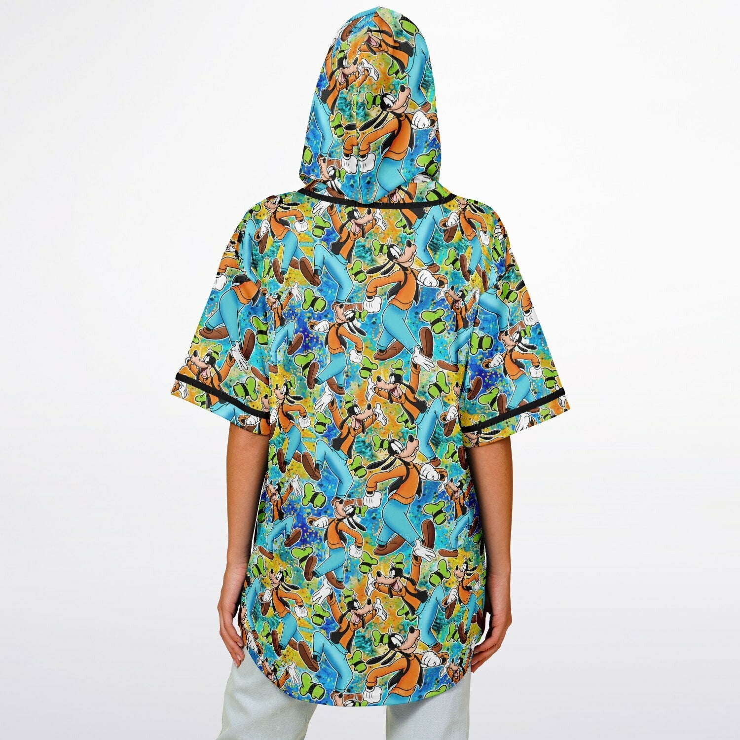 Goofy - Hooded Baseball Jersey