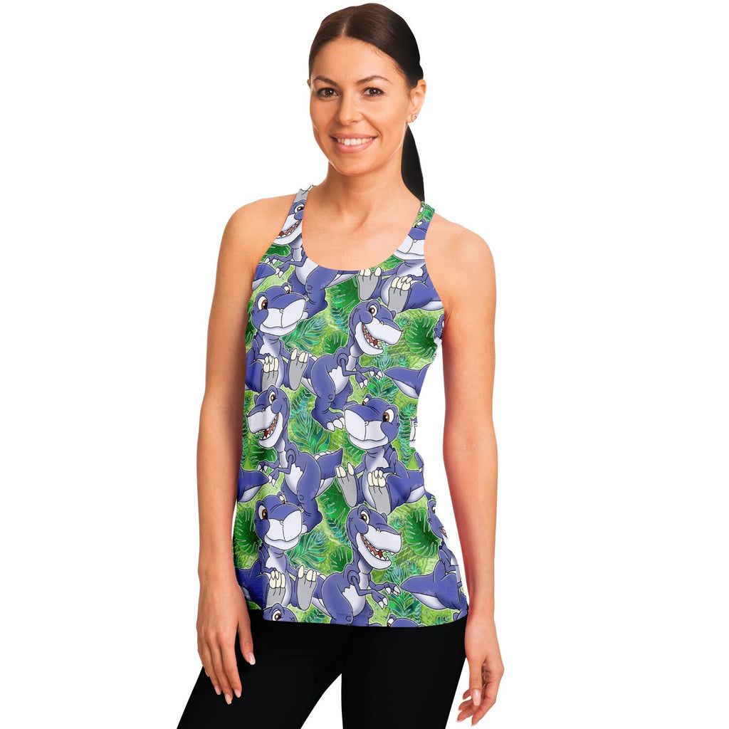 Chomper - Flowy Racerback Tank Top